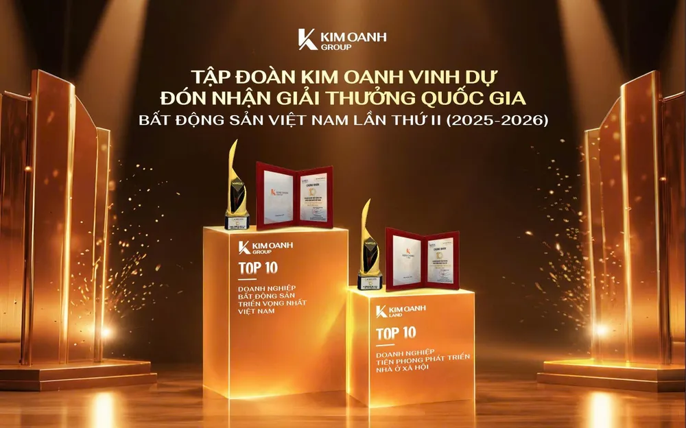 Giải thưởng là sự ghi nhận xứng đáng đối với những nỗ lực bền bỉ của Kim Oanh Group suốt gần 2 thập kỷ phát triển.