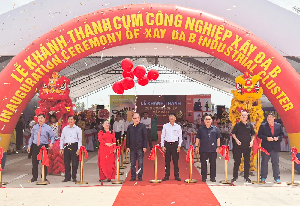 Khánh thành Cụm công nghiệp Xây Đá B tại huyện Châu Thành, tỉnh Sóc Trăng