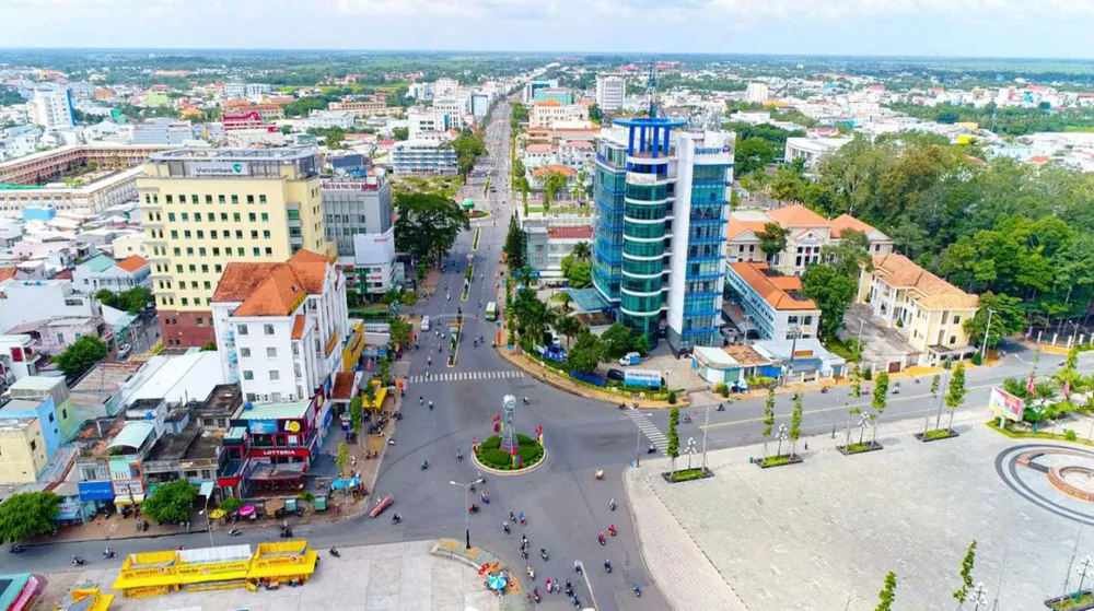 Một góc TP Sóc Trăng (tỉnh Sóc Trăng)