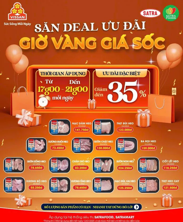 Giới thiệu chương trình khuyến mãi tại hệ thống Satramart, SatraFoods