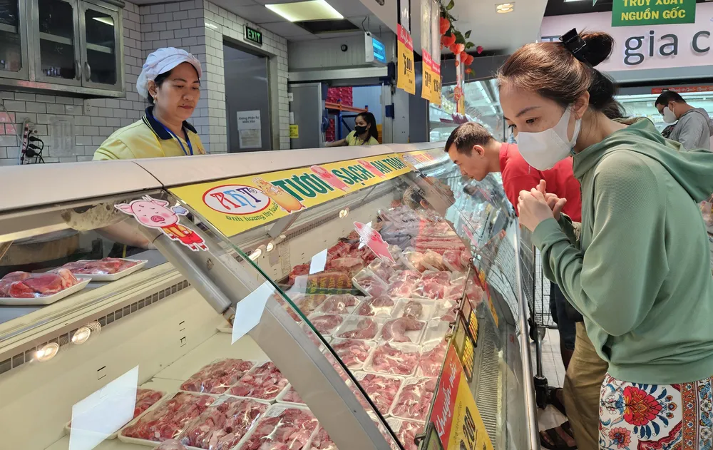 Hàng hóa đạt chuẩn tick xanh lên kệ siêu thị