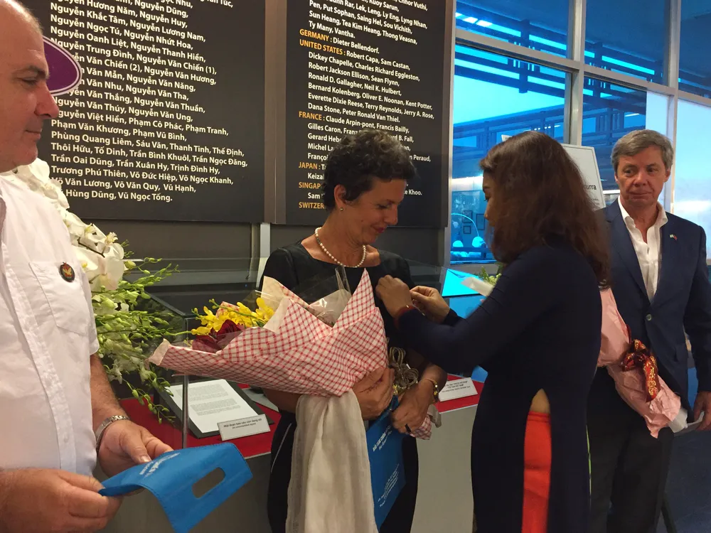 Bảo tàng Chứng tích Chiến tranh tiếp nhận kỷ vật của nhà báo Argentina  ảnh 1