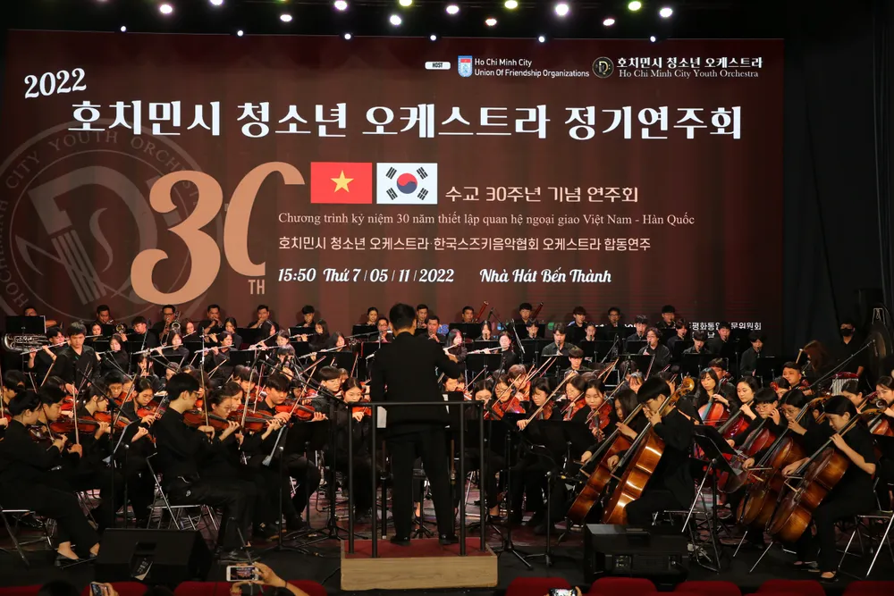 Buổi trình diễn của dàn nhạc giao hưởng Thanh thiếu niên Hàn Quốc tại nhà hát Bến Thành