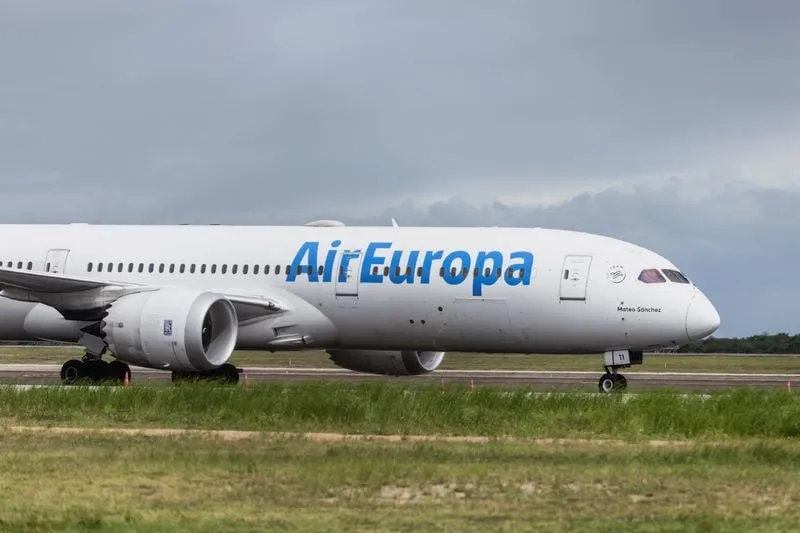 Hãng hàng không Air Europa của Tây Ban Nha chuẩn bị nối lại đường bay tới Venezuela. Ảnh: FINANCE REVIEW