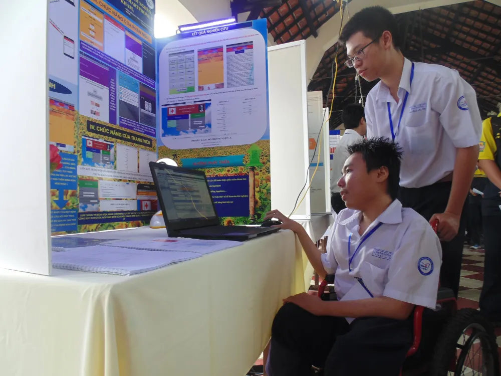 95 công trình vào vòng CK cuộc thi nghiên cứu khoa học của HS trung học cấp TP ảnh 3