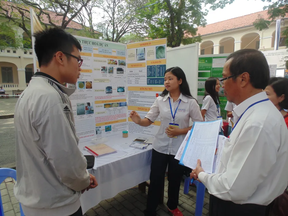 95 công trình vào vòng CK cuộc thi nghiên cứu khoa học của HS trung học cấp TP ảnh 1