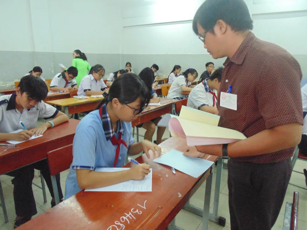 Sáng 2-6, hơn 87.000 thí sinh bước vào kỳ thi tuyển sinh lớp 10 công lập ảnh 7