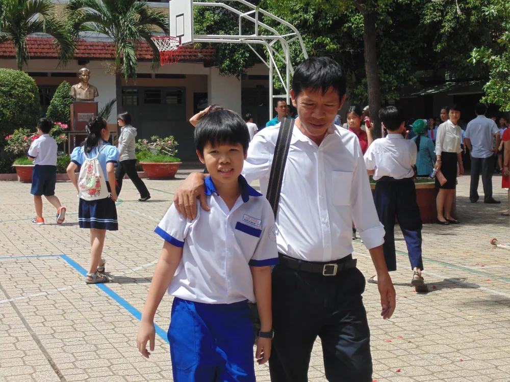 Thí sinh thở phào với đề thi vào lớp 6 Trường THPT chuyên Trần Đại Nghĩa ảnh 3