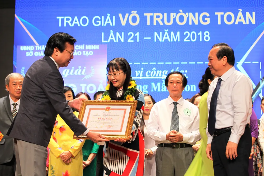 50 nhà giáo tiêu biểu của TPHCM được vinh danh Giải thưởng Võ Trường Toản ảnh 2