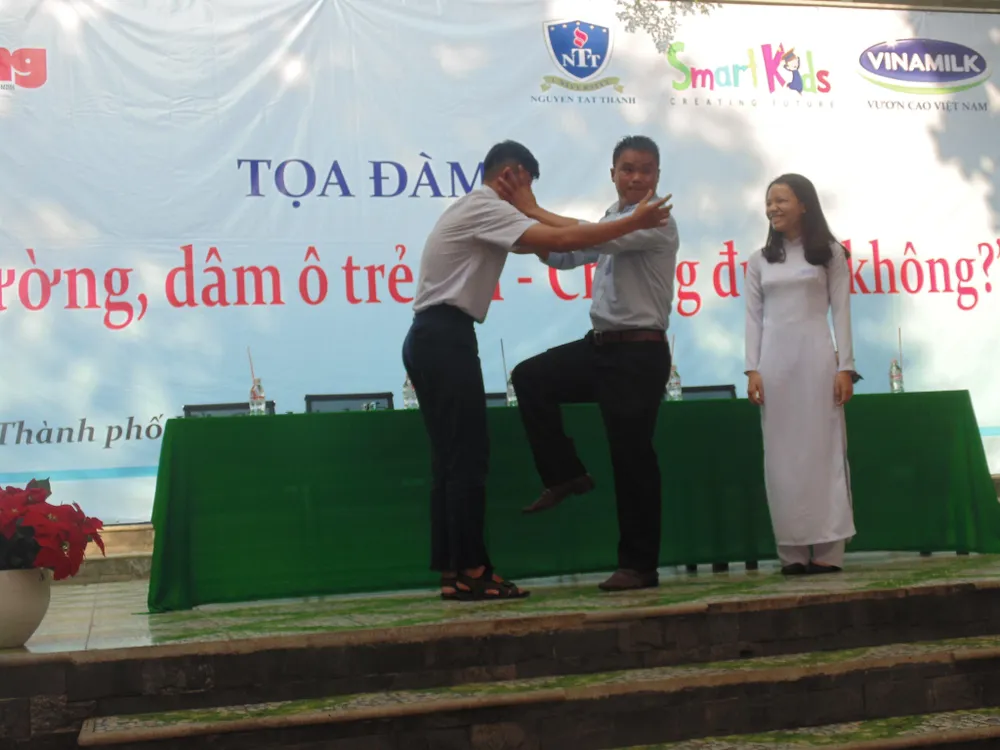 Học sinh TPHCM quyết tâm chống bạo lực học đường và dâm ô trẻ em ảnh 3