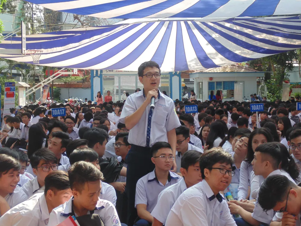 Học sinh TPHCM quyết tâm chống bạo lực học đường và dâm ô trẻ em ảnh 1