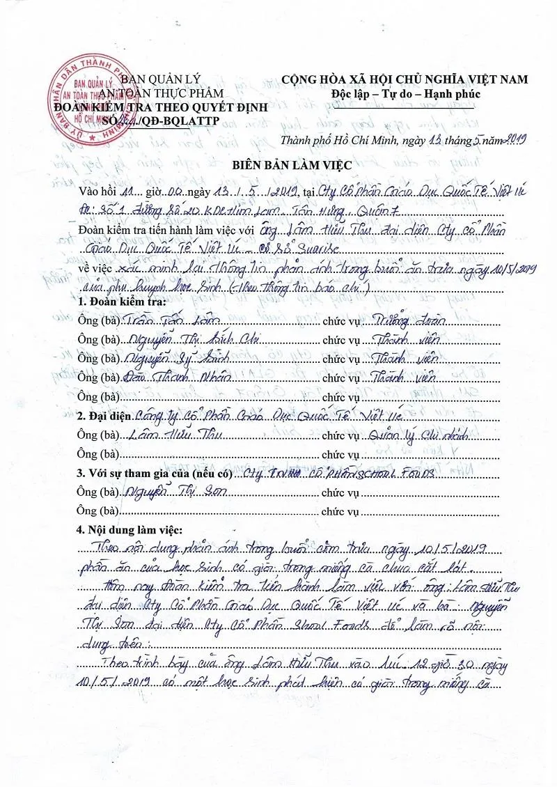 Vụ thức ăn có giòi ở Trường Quốc tế Việt Úc do rủi ro kiểm soát rau củ trong thời điểm giao mùa ảnh 1