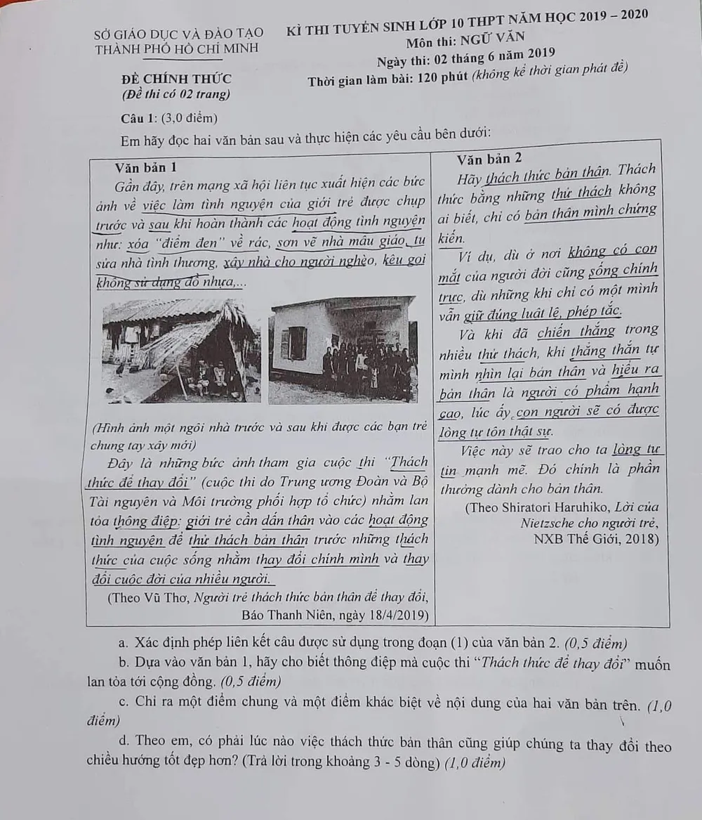 Thí sinh TPHCM phấn khởi với đề thi môn Văn vì có nội dung gần gũi  ảnh 4