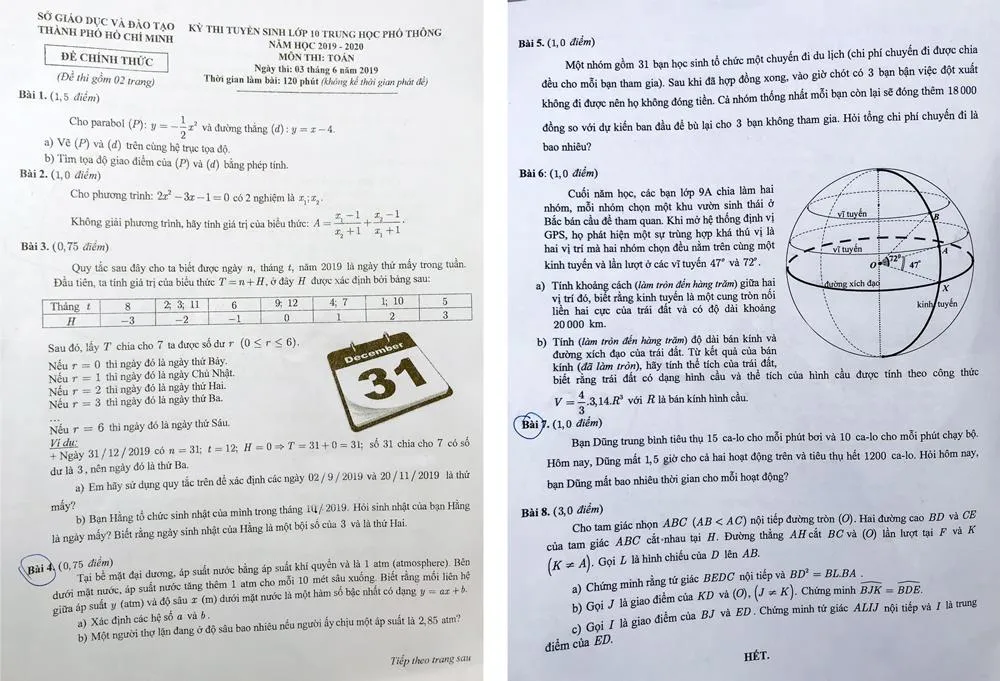 Tuyển sinh lớp 10 ở TPHCM: Đề Toán “làm khó” thí sinh ảnh 6