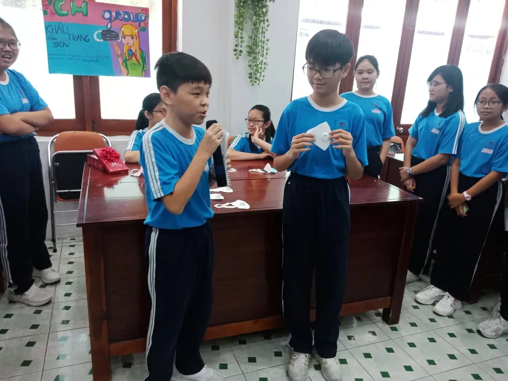 Khi học sinh được “sắm vai” sứ giả môi trường ảnh 5