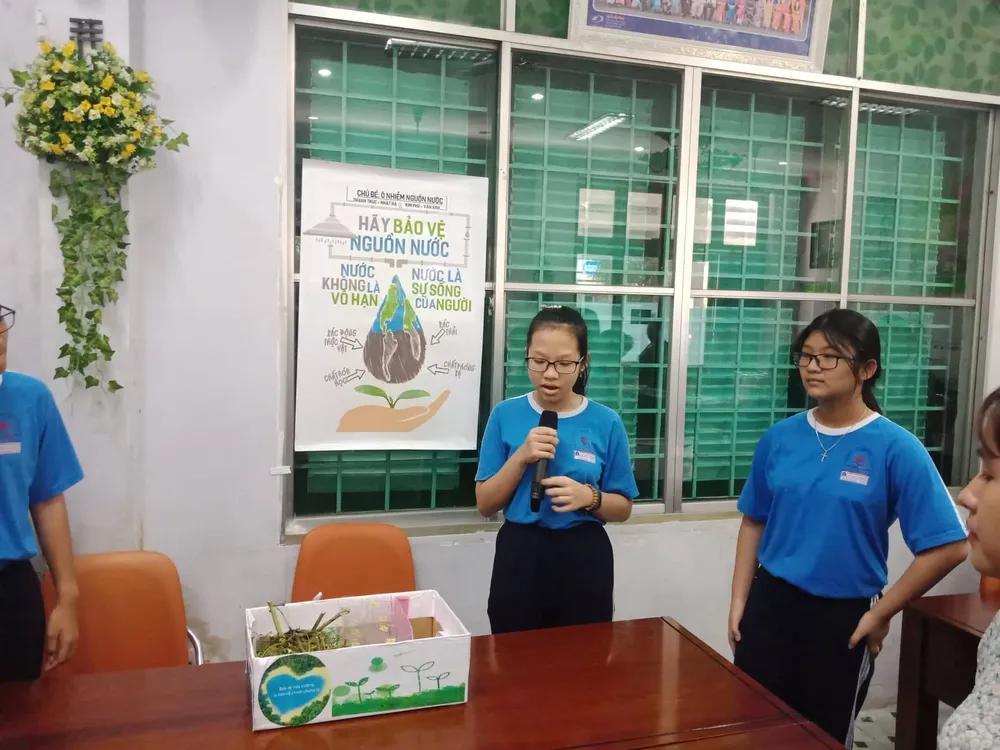 Khi học sinh được “sắm vai” sứ giả môi trường ảnh 4