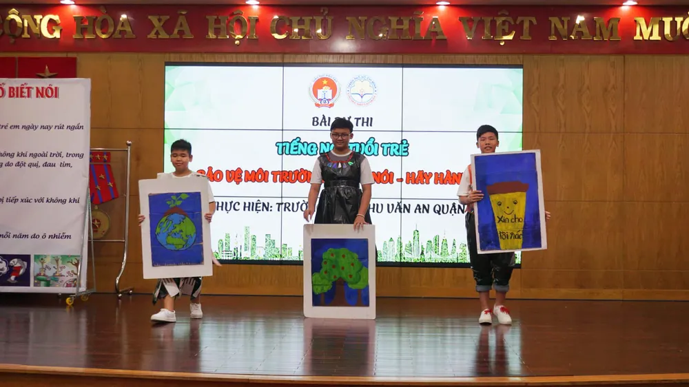 TPHCM: Nhiều mô hình sáng tạo ở trường học hưởng ứng cuộc vận động người dân không xả rác ảnh 3