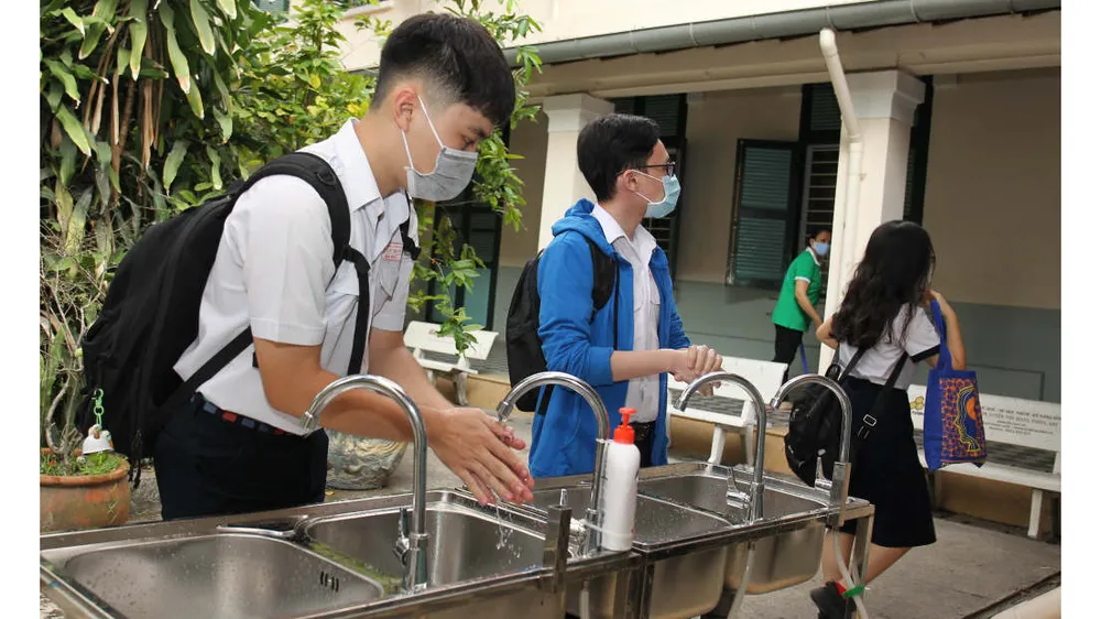 TPHCM: Trường học đảm bảo an toàn cho học sinh khi trở lại trường sau thời gian nghỉ học vì dịch Covid-19 ảnh 5