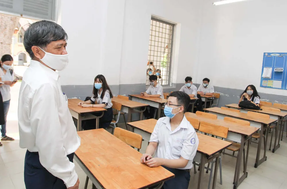 TPHCM: Trường học đảm bảo an toàn cho học sinh khi trở lại trường sau thời gian nghỉ học vì dịch Covid-19 ảnh 4