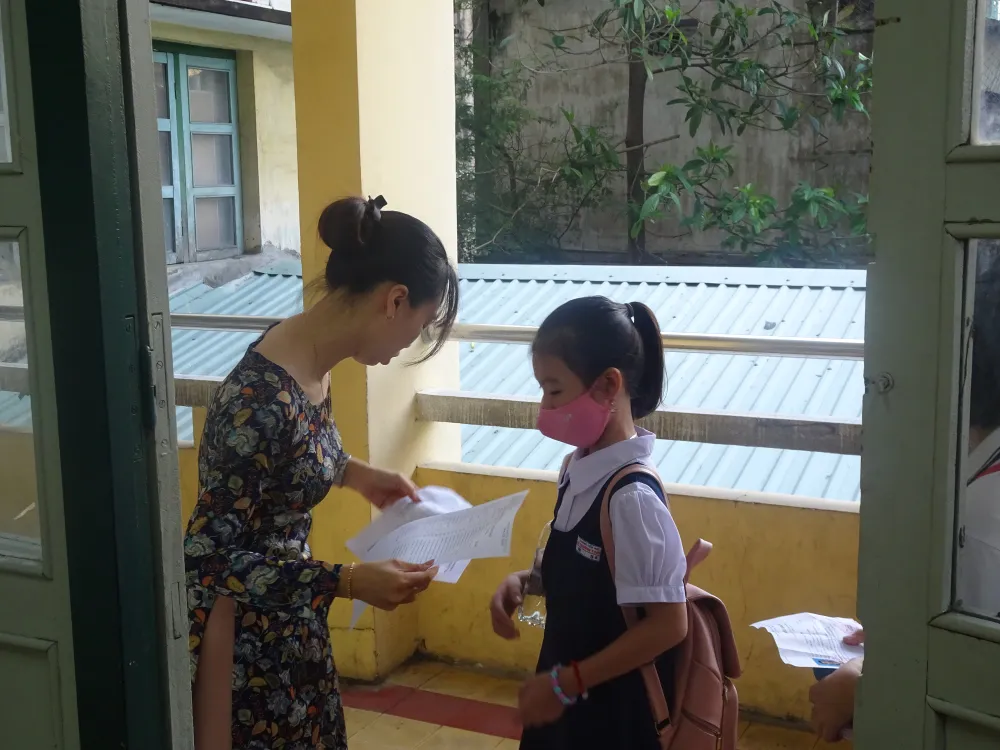 Hơn 3.800 thí sinh tham gia khảo sát năng lực vào lớp 6 Trường THPT chuyên Trần Đại Nghĩa ảnh 3