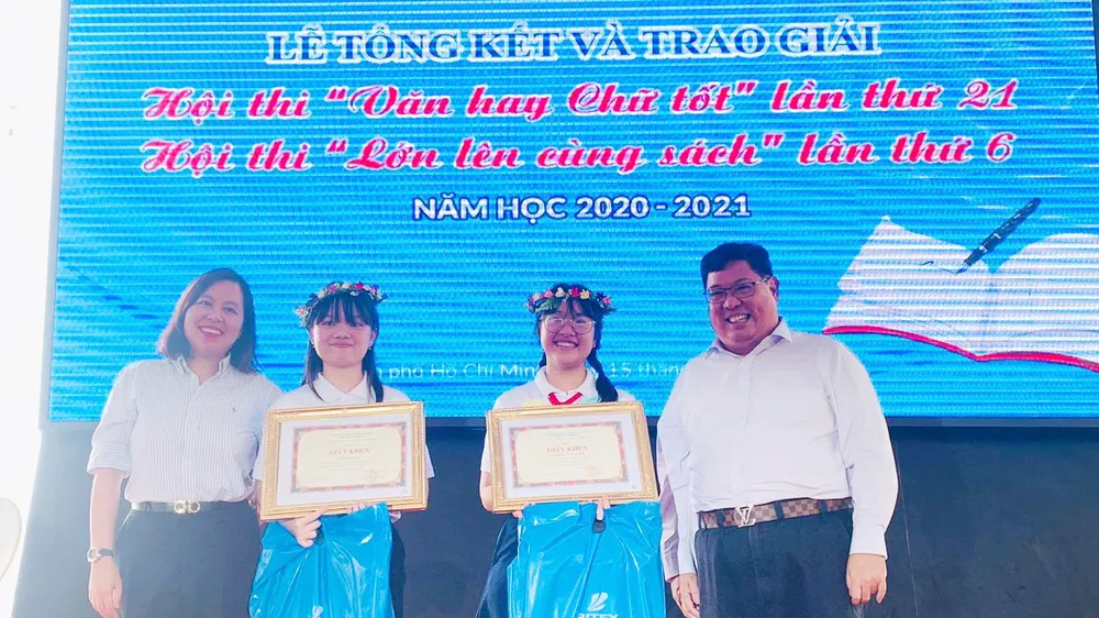 Học sinh trưởng thành hơn qua hai hội thi “Văn hay chữ tốt” và “Lớn lên cùng sách“ ảnh 4