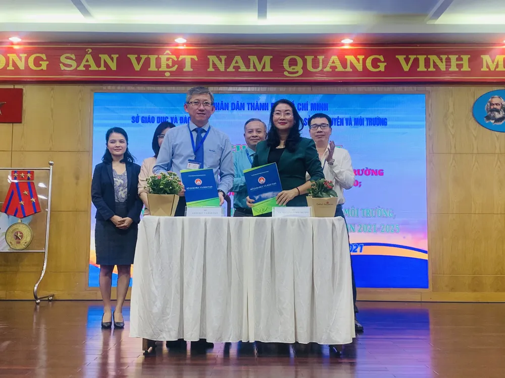 TPHCM: Tuyên dương 37 trường học thực hiện tốt mô hình “Trường học xanh“ ảnh 1