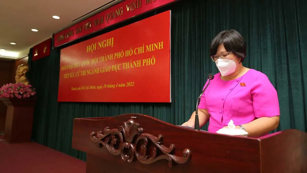 Cử tri TPHCM kiến nghị nhiều chế độ, chính sách cho giáo viên  ảnh 1