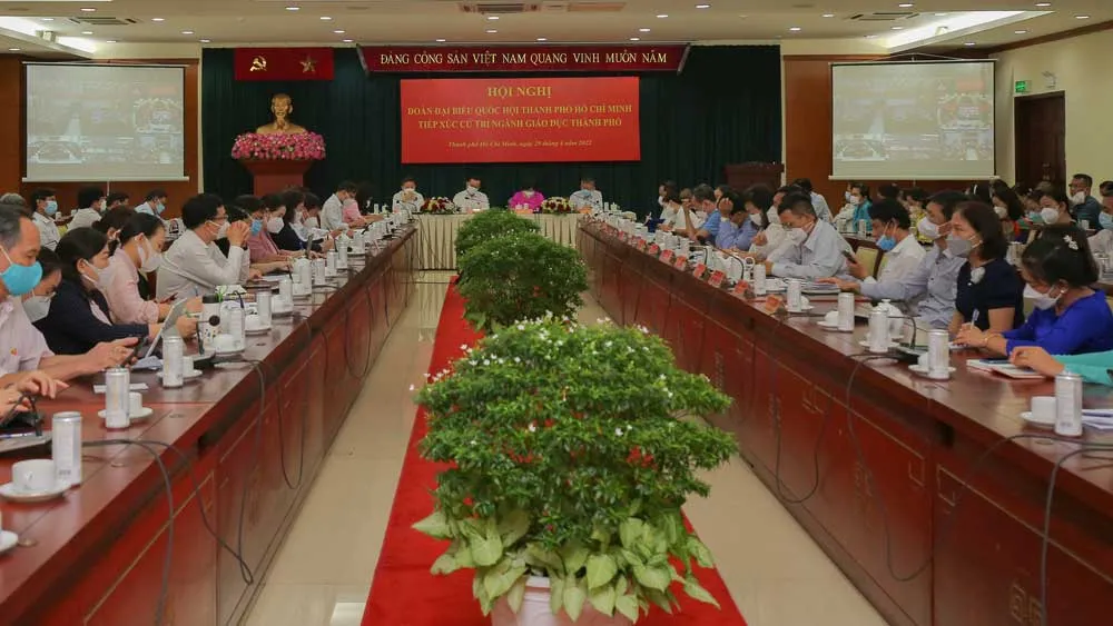 Cử tri TPHCM kiến nghị nhiều chế độ, chính sách cho giáo viên  ảnh 5