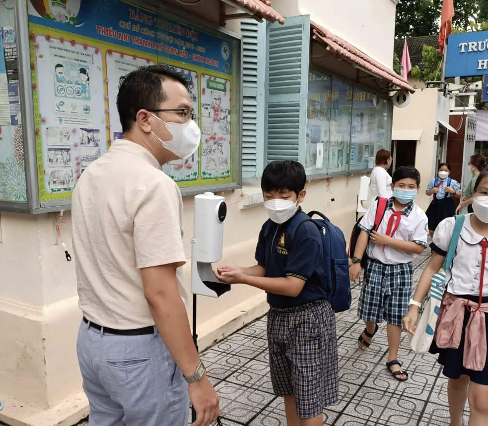 TPHCM: Thí sinh tự tin trước giờ tham gia khảo sát vào lớp 6 Trường THPT chuyên Trần Đại Nghĩa ảnh 1