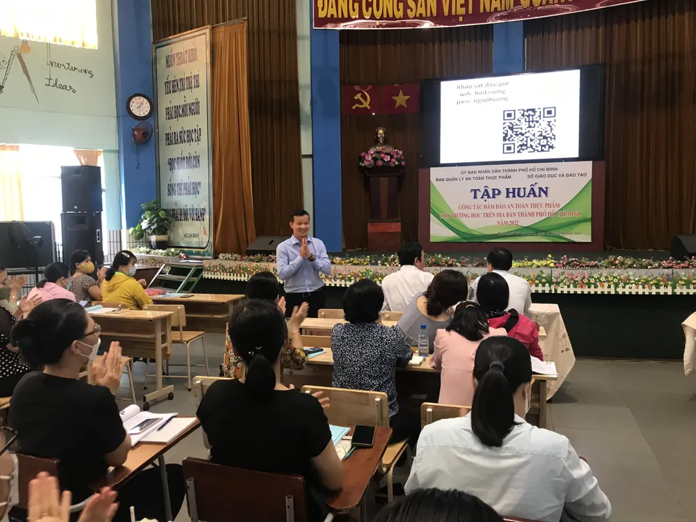 TPHCM: Tập huấn toàn thành phố về an toàn thực phẩm cho các đơn vị trường học ảnh 1