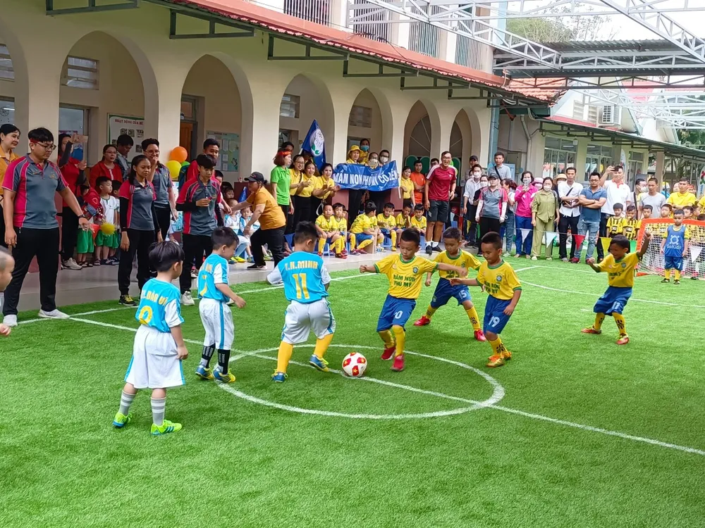 TPHCM: Học sinh mầm non tham gia Ngày hội “Năng lượng mới - Cả ngày vui“ ảnh 3
