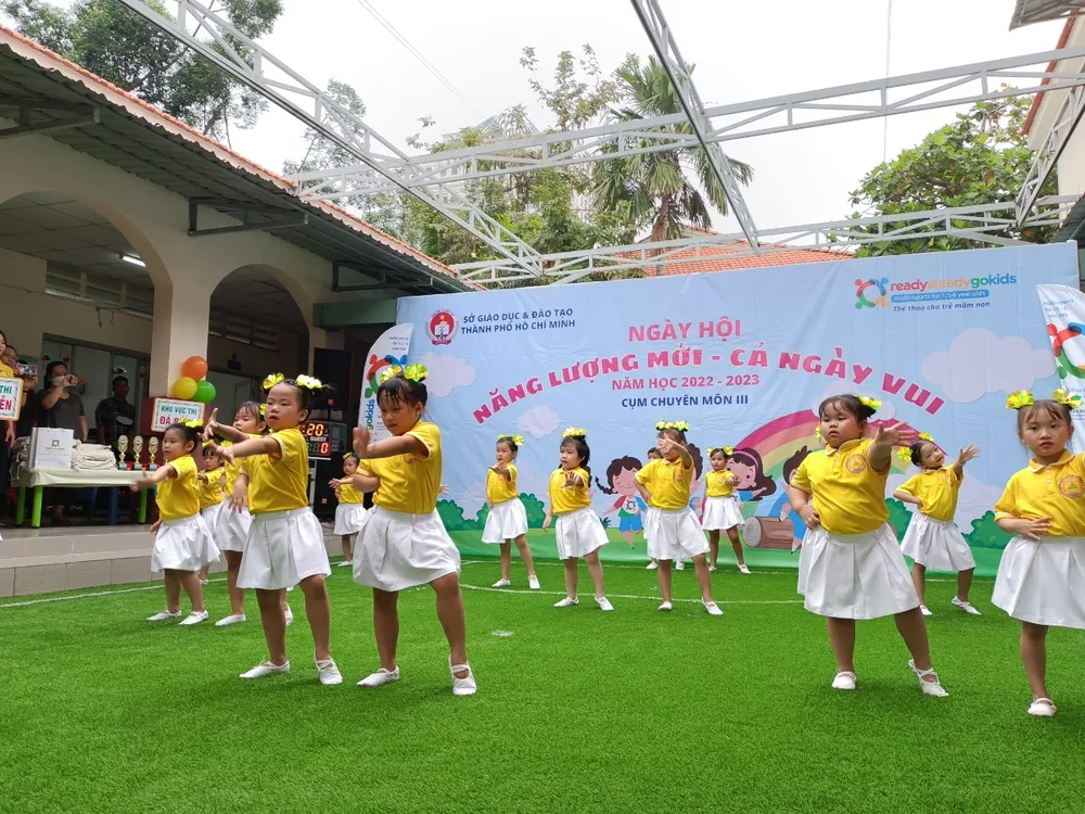 TPHCM: Học sinh mầm non tham gia Ngày hội “Năng lượng mới - Cả ngày vui“ ảnh 4