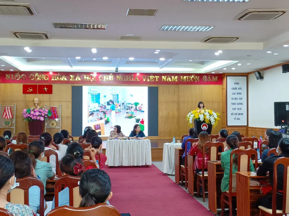 TPHCM: Nâng cao chất lượng chăm sóc và giáo dục trẻ tại nhóm lớp độc lập trên địa bàn có KCN, KCX ảnh 1