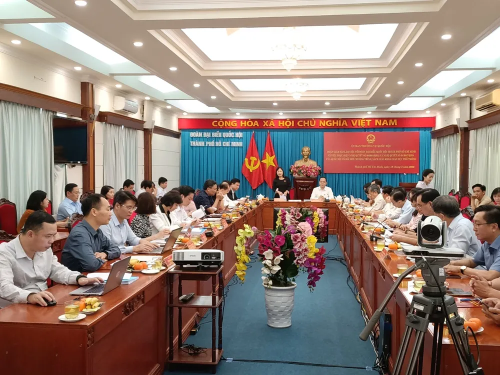 Toàn cảnh buổi làm việc