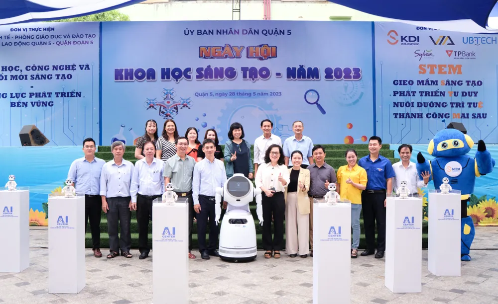 Lễ khai mạc Ngày hội Khoa học sáng tạo quận 5 năm 2023