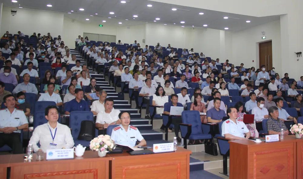 Các đại biểu tham gia tập huấn sáng nay.