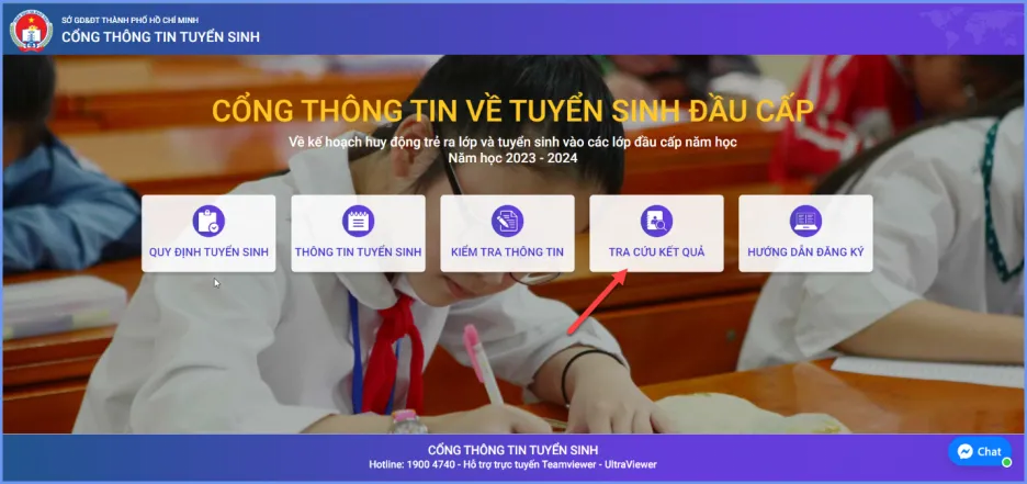 Trang chủ Cổng thông tin tuyển sinh