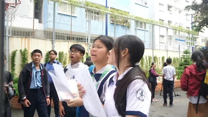 Thí sinh tham dự Kỳ thi tuyển sinh lớp 10 Trường Phổ thông Năng khiếu năm học 2025-2026