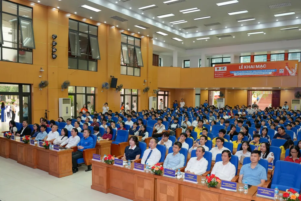Toàn cảnh Lễ Khai mạc Cuộc thi Vô địch Tin học văn phòng Thế giới 2026.jpg