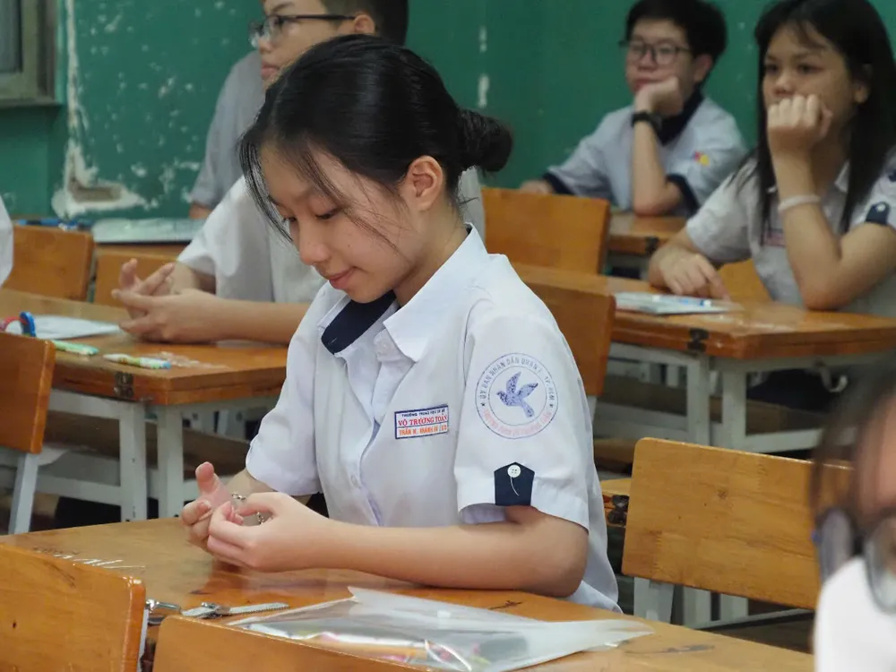 Học sinh tham gia kỳ thi tuyển sinh lớp 10 năm học 2025-2026 tại TPHCM