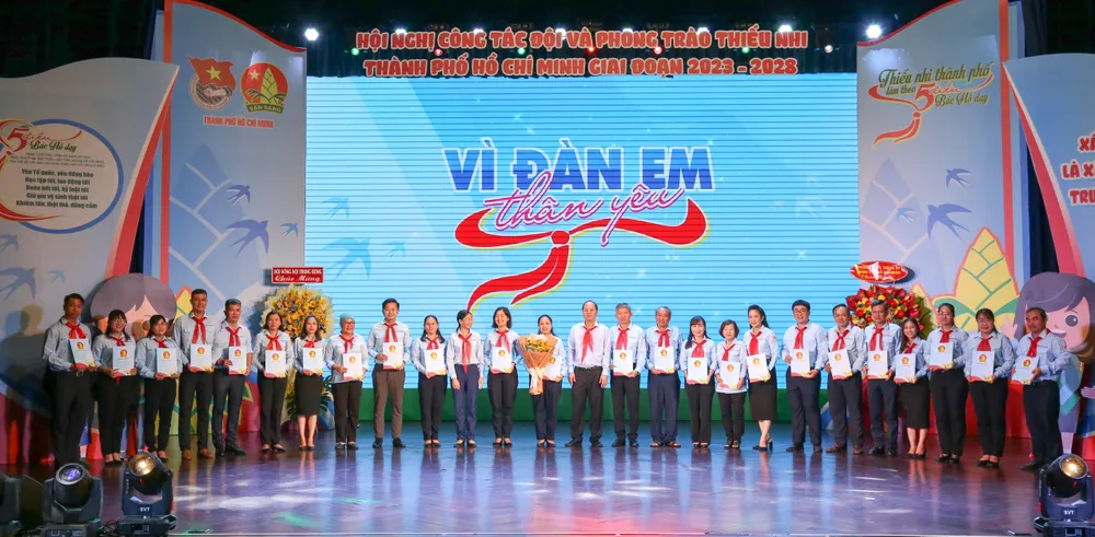 Ban Chấp hành Thành đoàn TPHCM có quyết định thành lập Hội đồng đội TPHCM giai đoạn 2023-2028 với 25 ủy viên. Ảnh: THẢO LÊ