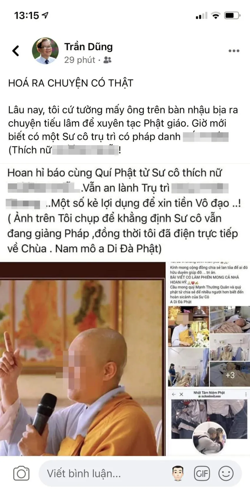Kiểm điểm Phó Chủ tịch Hội VHNT Trà Vinh vì bỡn cợt pháp danh một ni sư trụ trì ảnh 1
