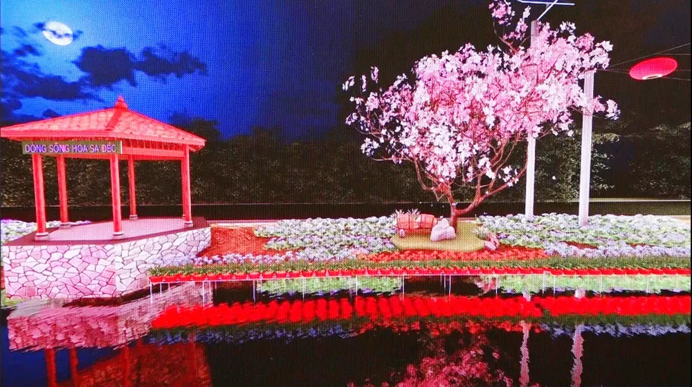 Phối cảnh các tiểu cảnh. Ảnh: TRÚC NGUYÊN