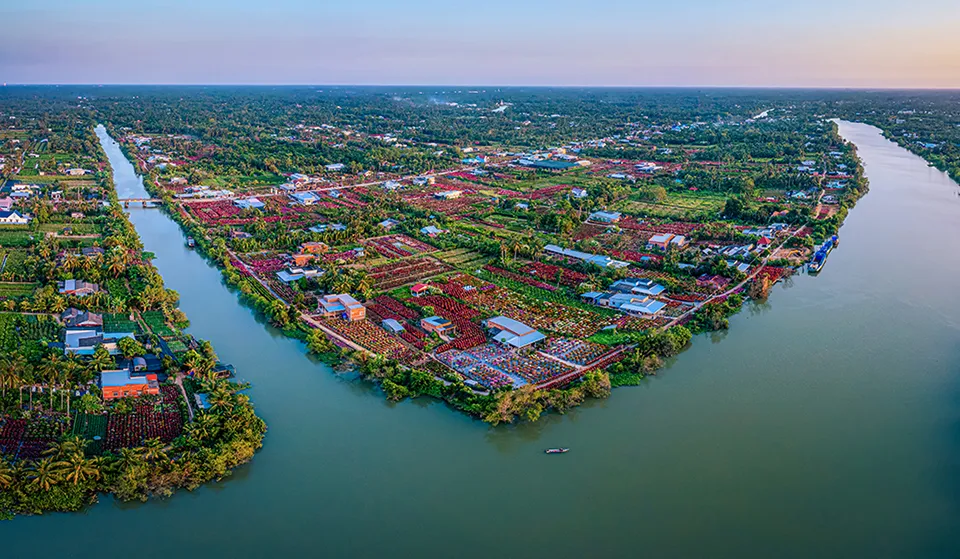 Giải ba-Làng hoa giấy Phú Sơn vào xuân-Tg Nguyễn Thượng Toàn Tiền Giang.jpg