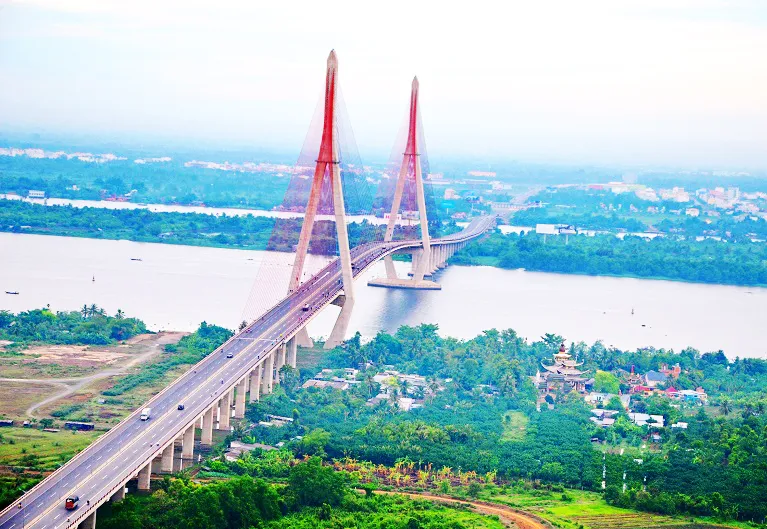 Cầu Cần Thơ hiện hữu. Nguồn Internet