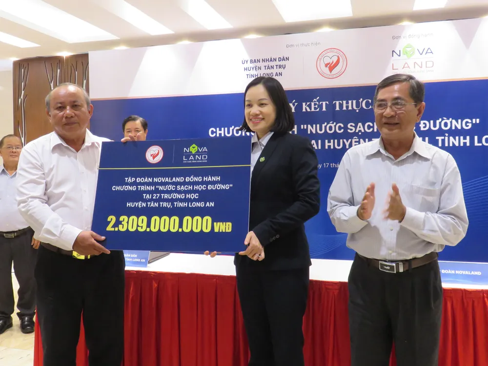 6 tỷ đồng hỗ trợ chương trình “Nước sạch học đường” ảnh 1