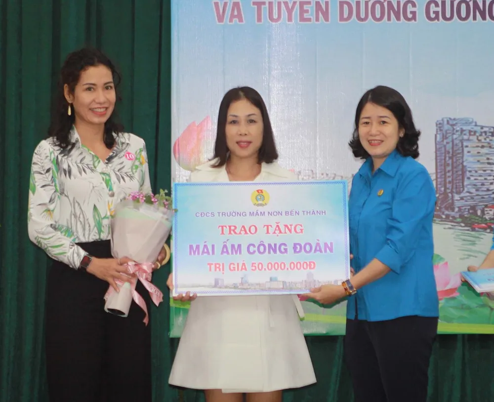 Nhiều công trình chăm lo công đoàn viên khó khăn ảnh 1