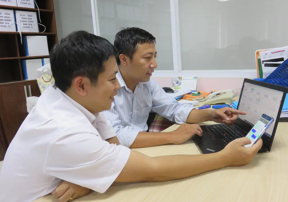 Chuyển đổi số giúp nhân viên ngành nước dễ dàng liên kết dữ liệu tại hiện tường, từ đó xử lý kịp thời các sự cố về nước