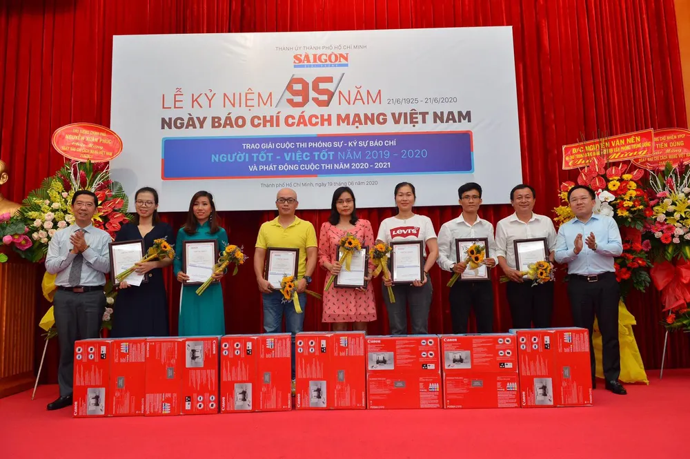Báo SGGP đoạt 8 giải báo chí TPHCM năm 2021 ảnh 1