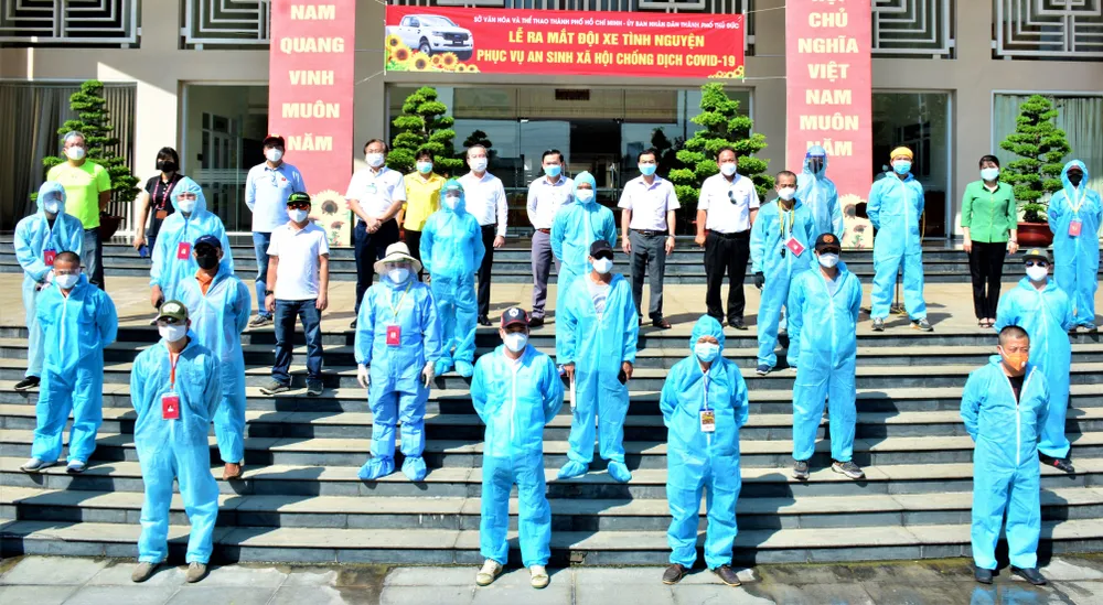 Ra mắt “Đội xe tình nguyện phục vụ an sinh xã hội chống dịch Covid-19“ ảnh 3